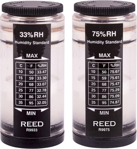 مجموعة معايرة الرطوبة R9980 من REED Instruments (33% و75%) in Saudi Arabia