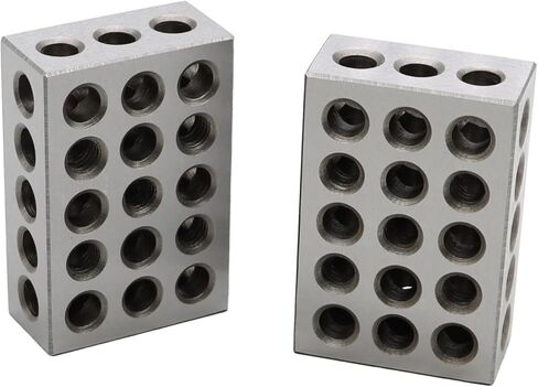 2 قطعة 2-4-6 كتل 23 فتحة زوج متطابق فائق الدقة 0.0002 بوصة ميكانيكي 246 (2 بوصة × 4 بوصة × 6 بوصة-23 فتحة) in Kuwait