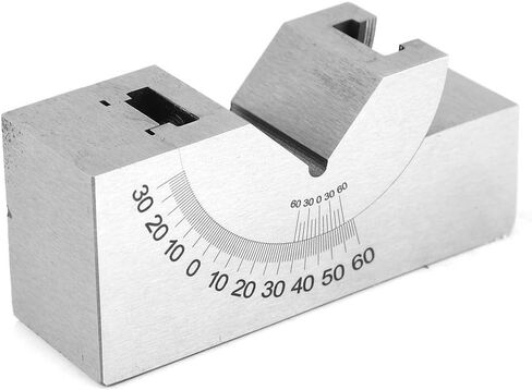 زاوية V كتلة طحن الفولاذ المقاوم للصدأ الدقة مايكرو قابل للتعديل زاوية V كتلة، قياس الدقة مايكرو الطحن كتل زاوية الإعداد مع وجع in Kuwait