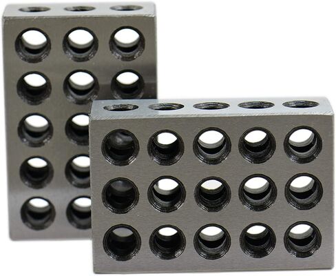 Shars Ultra Precision 1-2-3 كتل مع مجموعة براغي متطابقة .0002 "كتل زوجية 303-5502 P] in Kuwait