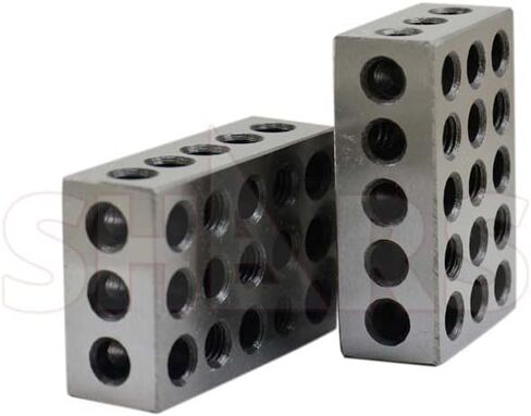 Shars Ultra Precision 1-2-3 كتل مع مجموعة براغي متطابقة .0002 "كتل زوجية 303-5502 P] in Kuwait