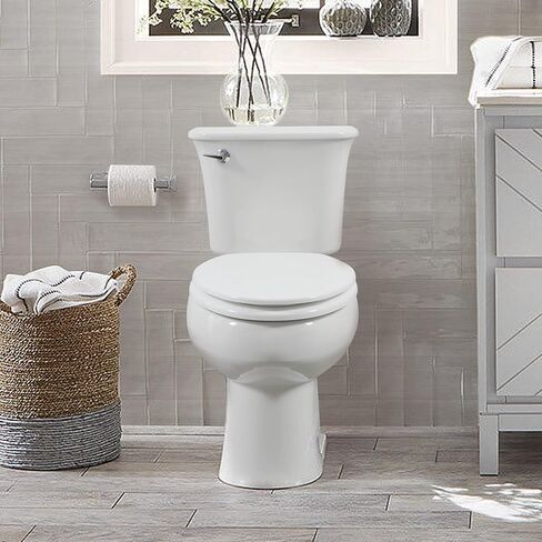 مقعد مرحاض أبيض طويل، مقعد مرحاض من الخشب الطبيعي مع مفصلات من سبائك الزنك، سهل التركيب، كما أنه سهل التنظيف، مقعد مرحاض مقاوم للخدش من أنجول شيولد (مطول، أبيض) in Kuwait