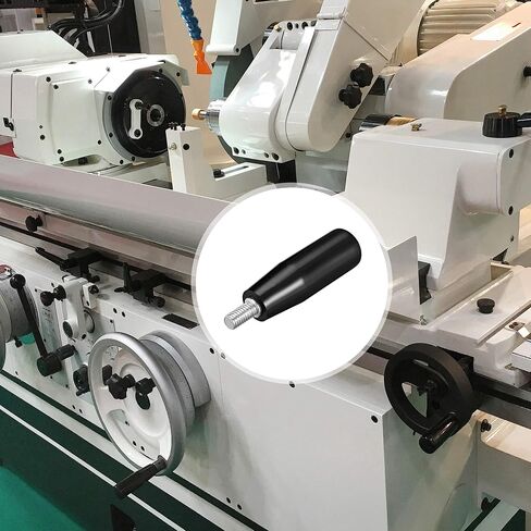 uxcell Revolving Handwheel Machinery Black Handle M8 Male Threaded Stem for Milling Machine Lathe in Saudi Arabia