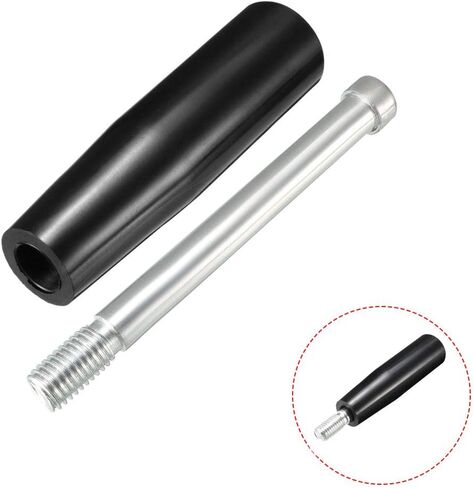 uxcell Revolving Handwheel Machinery Black Handle M8 Male Threaded Stem for Milling Machine Lathe in Saudi Arabia
