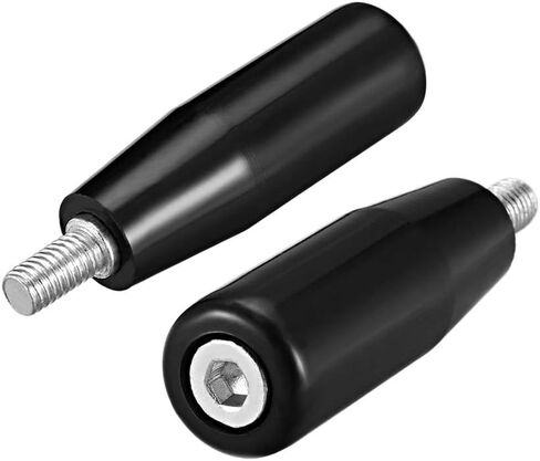 مقبض الماكينة الدوارة من uxcell M12 (درجة 1.75 مم) جذع ملولب ذكر لآلات الطحن in Kuwait
