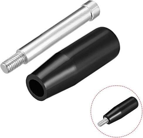 مقبض الماكينة الدوارة من uxcell M12 (درجة 1.75 مم) جذع ملولب ذكر لآلات الطحن in Kuwait