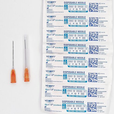Vaxxen Labs المتاح 25G × 1.5 "Luer Lock (صندوق 100) in Kuwait