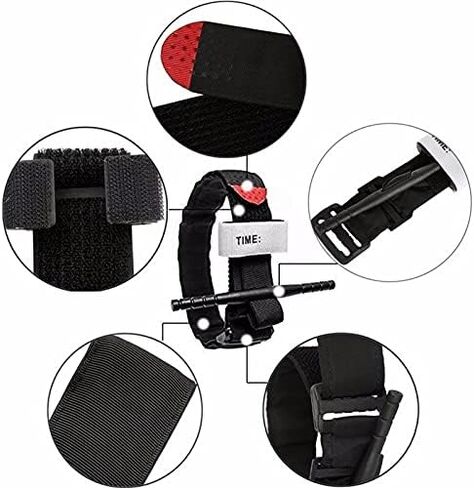 مجموعة عاصبة من 3 عبوات عاصبة تكتيكية: ضرورية للجيش والإسعافات الأولية والإرقاء في حالات الطوارئ الطبية in Kuwait