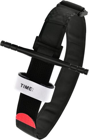 عاصبة، أسرع عاصبة تكتيكية للطوارئ مع مرساة، عاصبة طبية قتالية أكثر أمانًا، يد واحدة سريعة، تطبيق للمشي لمسافات طويلة، عسكري، طبي، تدريب مدرسي (4 عبوات) in Kuwait