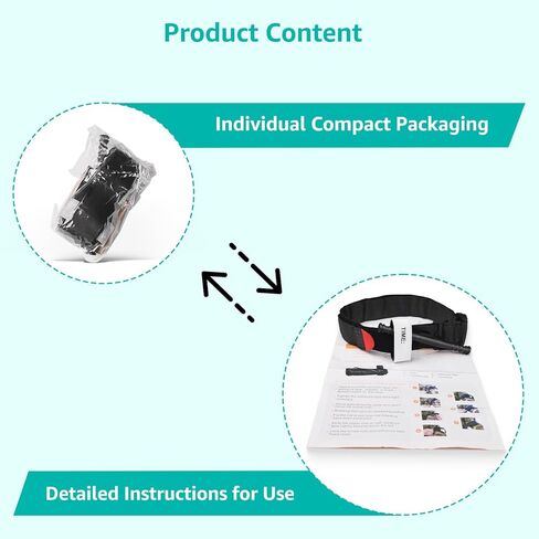عاصبة، أسرع عاصبة تكتيكية للطوارئ مع مرساة، عاصبة طبية قتالية أكثر أمانًا، يد واحدة سريعة، تطبيق للمشي لمسافات طويلة، عسكري، طبي، تدريب مدرسي (4 عبوات) in Kuwait