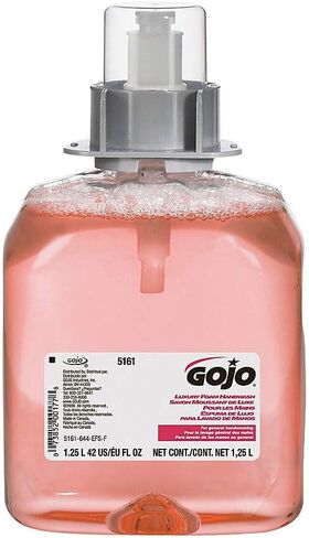 GOJO FMX-12 Luxury Foam Handwash, Cranberry Scent, EcoLogo Certified, 1250 mL Foam Soap Refill for GOJO FMX-12 Push-Style Dispenser (Pack of 4) – 5161-04 in Saudi Arabia