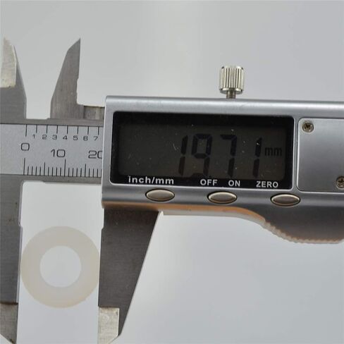 ID 1/2 بوصة OD 25/32 بوصة 100 قطعة من النايلون المسطح غسالة عادية حلقات تثبيت من البلاستيك (M12X20X1) in Kuwait