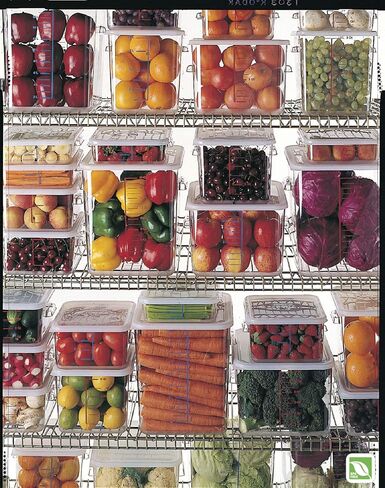 Rubbermaid Commercial Products Small Lid For 2, 4, 6, And 8 Qt. Plastic Space Saving Square Food Storage Container (Fg650900Wht),White in Saudi Arabia