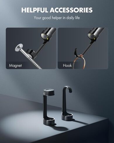 كاميرا منظار مزدوجة العدسات مع ضوء، Anykit 2 في 1 USB Borescope مع كابل ثعبان شبه صلب بطول 16.5 قدم، كاميرا فحص IP67 مقاومة للماء 8.0 مم لهواتف iPhone وiPad وOTG Android in Saudi Arabia