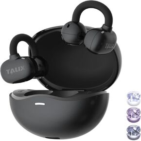 سماعات الأذن من Talix X6 ، وسماعات أذن الأذن المفتوحة اللاسلكية ، و 4.8G خفيفة للغاية ، والتحكم في اللمسات الذكية ، ووقت اللعب 40 ساعة ، والصوت الغامرة ، وآمنة للتدريبات والاستخدام اليومي (الأرجواني) in Kuwait