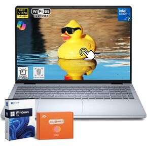 Dell Inspiron 16 Business Labstop ، 16 inc IPS Touchscreen ، Intel 7 150U (حتى 5.4 جيجا هرتز) ، 64 جيجابايت DDR5 ، 2TB SSD ، قارئ بصمات الأصابع ، لوحة مفاتيح الإضاءة الخلفية ، FHD+ CAM ، Wi-Fi 6e ، Windows 11 Pro ، الملحقات in Kuwait