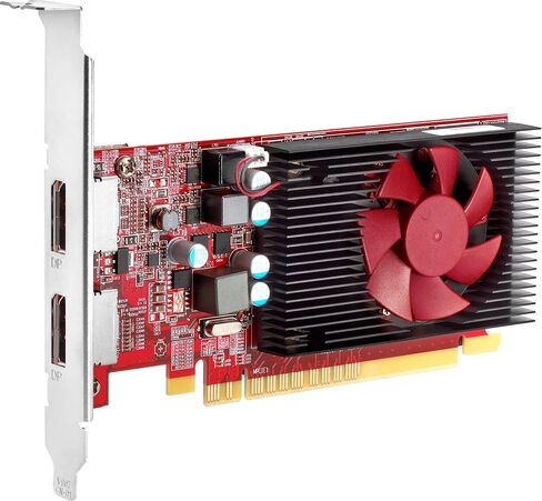 HP Graphics Card - Radeon R7 430-2 GB GDDR5 - PCIe 3.0 x16 low proffect - displayport ، vga - for Elitedesk 705 G4 ، 800 G4 ؛ Prodesk 400 G5 ، 400 G6 ، 600 G4 ، 600 G5 ؛ دخول محطة العمل Z1 G5 in Saudi Arabia