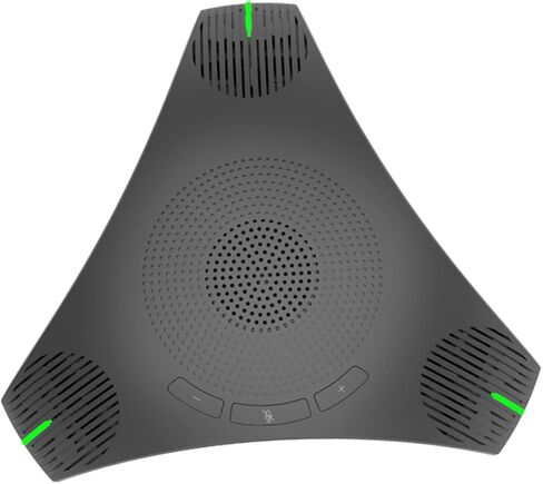 Popetpop اللاسلكي الميكروفون متعدد الاتجاهات USB الاجتماعية اجتماع المتحدث انخفاض ضوضاء حساسية عالية صغيرة in Saudi Arabia