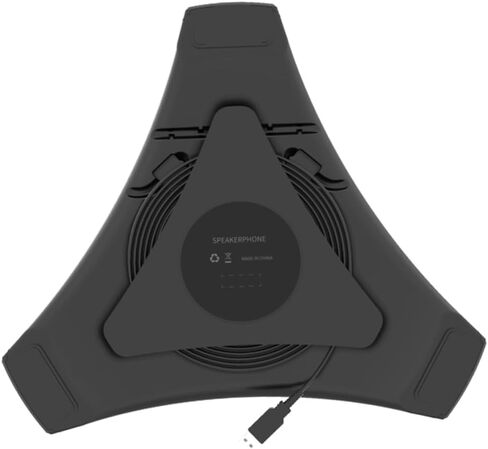 Popetpop اللاسلكي الميكروفون متعدد الاتجاهات USB الاجتماعية اجتماع المتحدث انخفاض ضوضاء حساسية عالية صغيرة in Saudi Arabia