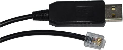 F&T>D*I FT232RL USB / DB9 Female to RJ12 RJ11 RS232 Adapter Serial Cable for KOYO DL05 DL06 DL105 DL205 D2-230 CPU D2-DSCBL KABLE(3m,DB9 Female to RJ11) in Saudi Arabia