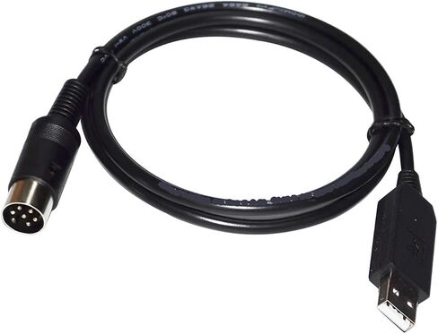Origin FT232RL USB to 6PIN 6 DIN Connector RS232 Serial Communication Programming Cable for PASSAP E6000 Knitting Machine to PC(1.8m) in Saudi Arabia