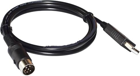 Origin FT232RL USB to 6PIN 6 DIN Connector RS232 Serial Communication Programming Cable for PASSAP E6000 Knitting Machine to PC(1.8m) in Saudi Arabia