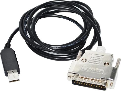 f & t> d*i ft232rl chip usb to d-sub 25 pin db25 male converter rs232 كابل البرمجة التسلسلية لـ Roland Heidenhain Mori Mazak CNC (5M) in Kuwait
