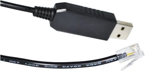 F&T>D*I FT232RL RS232 USB to RJ11 RJ12 6P4C Plug Adapter EUROTHERM Controller Communication Cable Debugging Configuration KABLE(5M) in Saudi Arabia