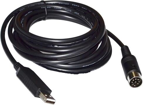 f & t> d*i ft232rl usb to din 8 pin male connector debug downloy download cable for nidek ar rt series to pc (3M) in Kuwait