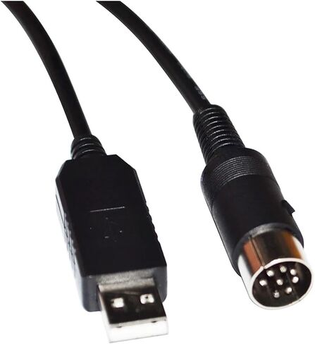 f & t> d*i ft232rl usb to din 8 pin male connector debug downloy download cable for nidek ar rt series to pc (3M) in Kuwait