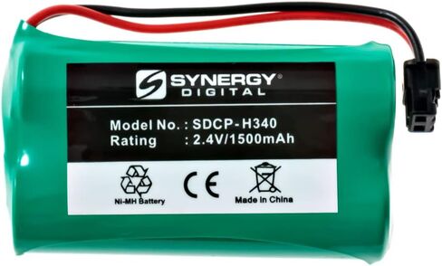 تعمل بطارية الهاتف اللاسلكي الرقمي في Synergy ، مع Lenmar CBC206 Cordless Phone ، (Ni-MH ، 2.4V ، 1500 مللي أمبير في الساعة) ، وتوافق مع بطارية HHR-P506 Panasonic in Saudi Arabia