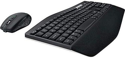 Logitech Mk875 Performance اللوحة اللاسلكية ومسرعات الماوس (K850 لوحة مفاتيح + في أي مكان 2S الماوس) (متجدد) in Kuwait