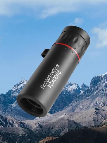 8X20 Monocular Telescope, Adjustable Focus & Portable Design for Outdoor Travel/Camping/Hunting in Saudi Arabia