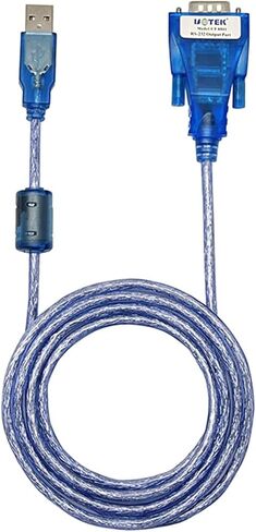 UT-8801 USB إلى RS232 واجهة محول 9-PINS محول FT232 شرائح Cable Win7 Win10 Linux (نوع الجوز ، 3 أمتار) in Kuwait