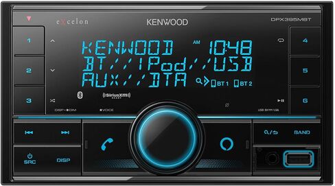 Kenwood DPX395MBT Media Media Receiver (لا يلعب الأقراص) مع Bluetooth (تم تجديده المعتمد) in Kuwait