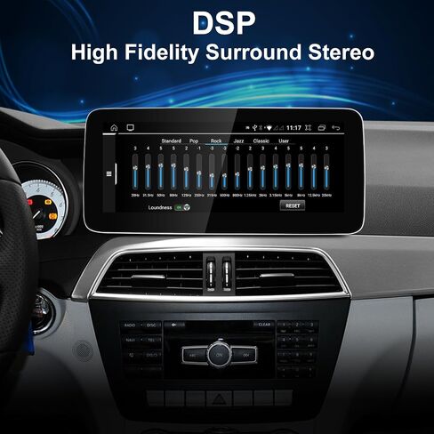 12.3'' Android 14 Car Radio Wireless Carplay Touchscreen for Mercedes Benz C Class W204 S204 2011-2014 NTG4.5 System Car Stereo, Support Wirless Android Auto, Navigation,Camera in Kuwait