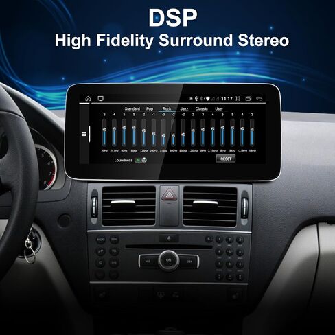 12.3'' Android 14 Car Radio Wireless Carplay Touchscreen for Mercedes Benz C Class W204 S204 2011-2014 NTG4.5 System Car Stereo, Support Wirless Android Auto, Navigation,Camera in Kuwait