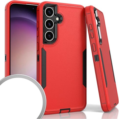 PT Glass + Slim Hybrid Cover Cover Case لـ Samsung Galaxy S25 SM-S931 (أسود) in Kuwait
