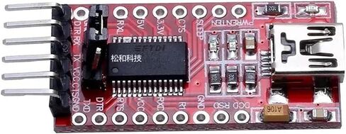 1 PCS FT232RL F & T> D*I BASIC USB 3.3V 5V TTL Serial for Download Cord Uart Interface Adapter Modle مع الكابلات (الأزرق) in Saudi Arabia