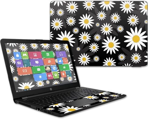 Skin Mayyskins متوافق مع جهاز الكمبيوتر المحمول HP 15T 15.6 "(2017) - الإقحوانات | الغلاف الوقائي ، المتين ، والفريد من فريدة من نوعها in Saudi Arabia