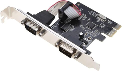 WCH382L PCIE X1 إلى DUAL RS232 بطاقة المنفذ التسلسلي/محول المنفذ التسلسلي +POS ، ATM ، الأتمتة الصناعية-متوافقة مع Windows & Linux (منفذ التسلسلي Dual RS-232) in Saudi Arabia