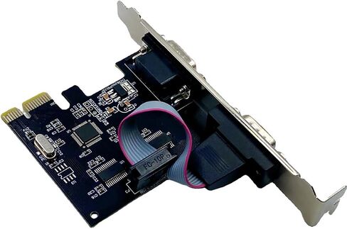 WCH382L PCIE X1 إلى DUAL RS232 بطاقة المنفذ التسلسلي/محول المنفذ التسلسلي +POS ، ATM ، الأتمتة الصناعية-متوافقة مع Windows & Linux (منفذ التسلسلي Dual RS-232) in Saudi Arabia