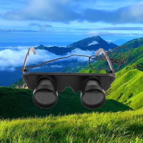 Binocular Glasses, Fishing Magnifying Glasses HD Binoculars Telescope 3X Optical Magnification Portable Binoculars Telescope for Bird - Black in Saudi Arabia