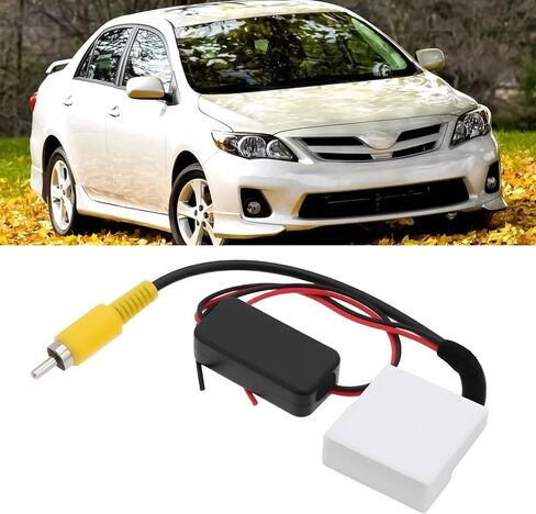 The Lord of the Tools Car 24 Pin Reverse Camera Harness Cable Compatible with Toyota with Power Adaptor RCA in Saudi Arabia