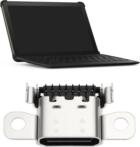 ECSiNG 4Pcs Type C Charging Port Socket Compatible with Amazon Fire HD 10 TG425K 13th Gen Model Tablets in Saudi Arabia