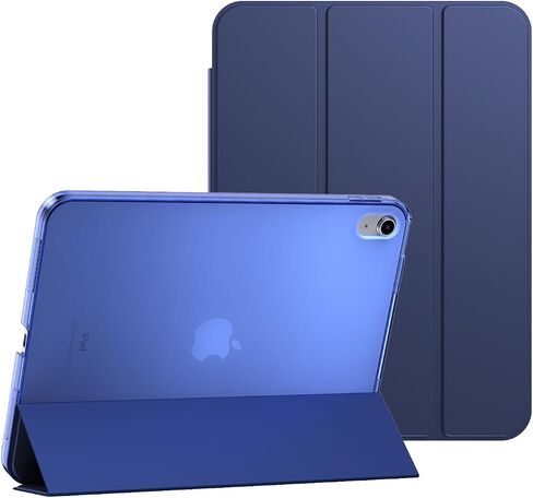 Gtang Case for iPad (A16) الجيل الحادي عشر 11 بوصة 2025 ، غطاء وقائي Slim Stand مع غطاء قذيفة شفاف من الكمبيوتر الشخصي لـ iPad 10th Gen 2022 ، معرف Touch Touch ، Auto Wake/Sleep ، Navy Blue in Kuwait