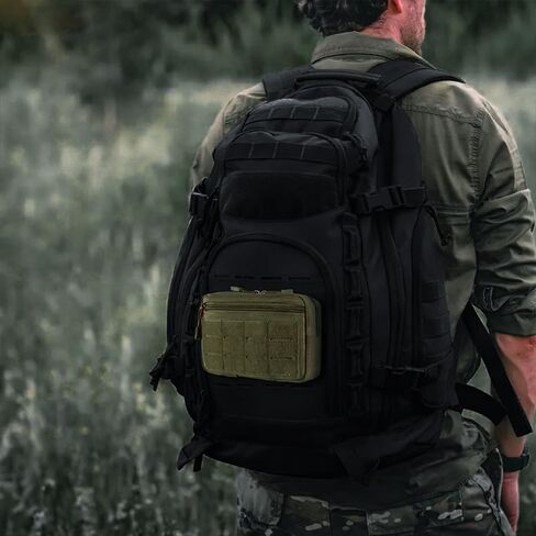 Modular Zippered Tactical Utility Pouch, Durable Polyester Gear Pouch for Labor Day in Saudi Arabia