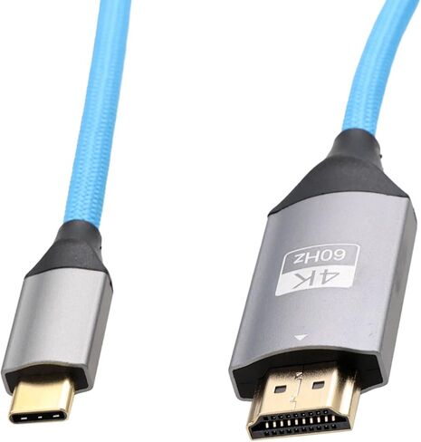 USB-C إلى HDMI Cable 4K@60Hz لجهاز الكمبيوتر اللوحي المحمول إلى جهاز عرض أجهزة العرض HD TV Monter in Saudi Arabia