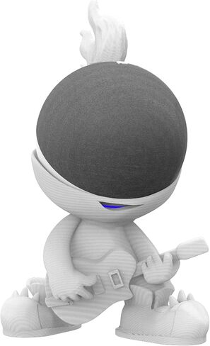 حامل حامل طاولة Splin متوافق مع Amazon Alexa Smart Speaker Echo Dot (4th و 5th Gen.) و Apple HomePod Mini ، Star Boy White in Kuwait