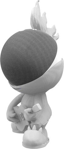 حامل حامل طاولة Splin متوافق مع Amazon Alexa Smart Speaker Echo Dot (4th و 5th Gen.) و Apple HomePod Mini ، Star Boy White in Kuwait